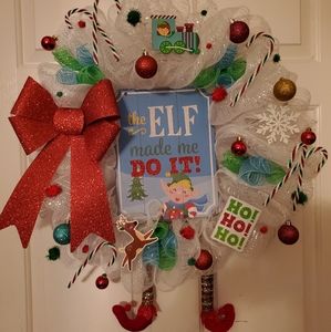 Elf Christmas Wreath